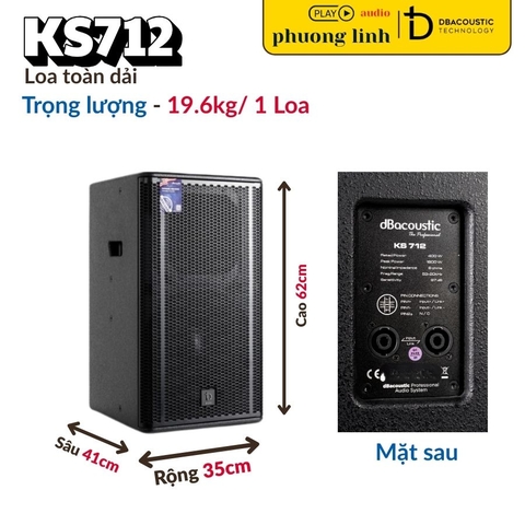 Loa DBacoustic KS712