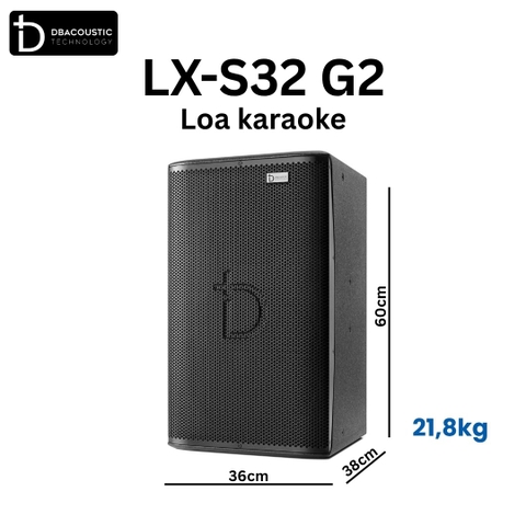 Loa karaoke Dbacoustic LX-S32 G2