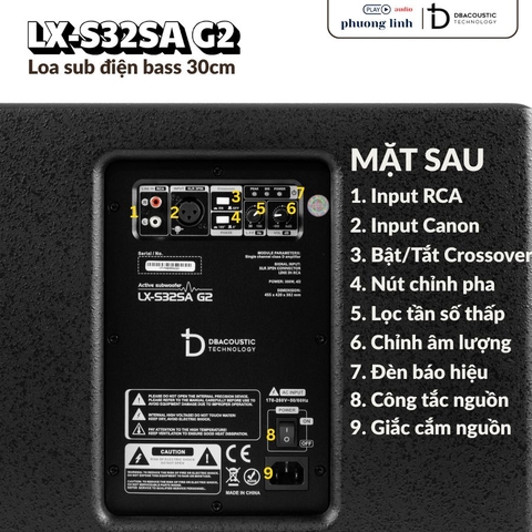 Loa Sub Điện DBacoustic LX-S32SA G2