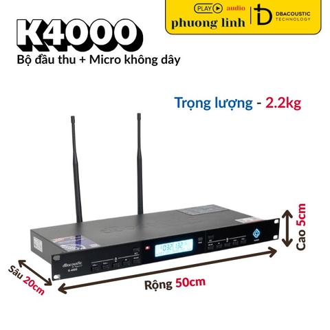 Micro không dây DBacoustic K4000
