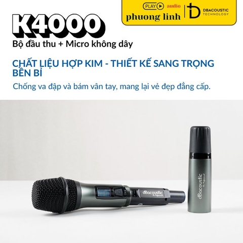 Micro không dây DBacoustic K4000