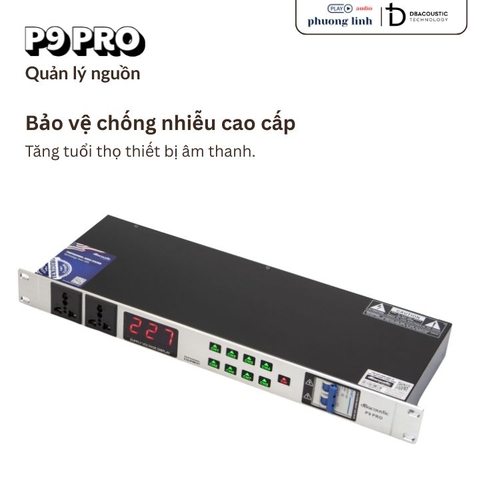 Quản lý nguồn dbacoustic P9 Pro