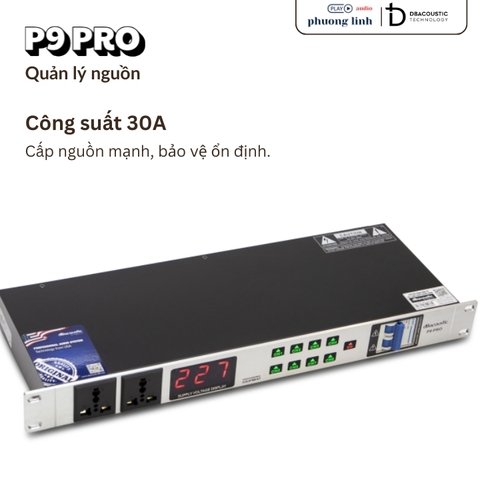 Quản lý nguồn dbacoustic P9 Pro