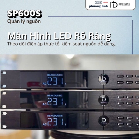 Quản lý nguồn dbacoustic SP600S
