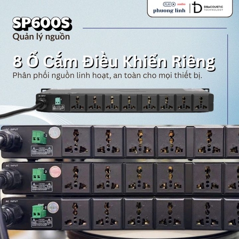 Quản lý nguồn dbacoustic SP600S