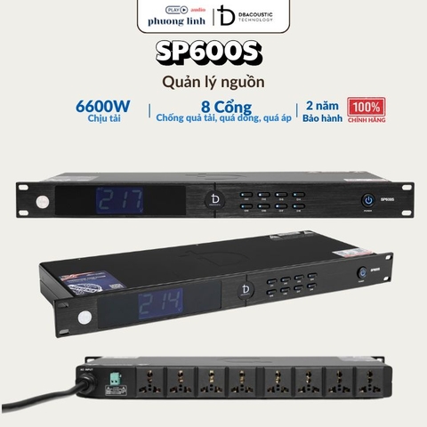 Quản lý nguồn dbacoustic SP600S