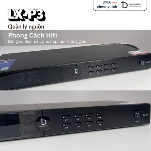 Bộ quản lý nguồn DBacoustic LX-P3, dan karaoke hai phong