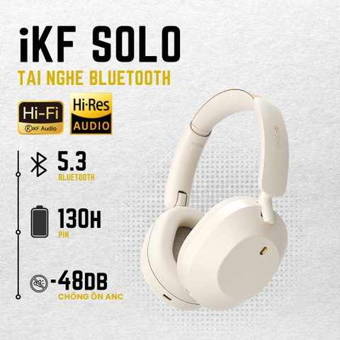 tai nghe ikf solo bluetooth chup tai headphone