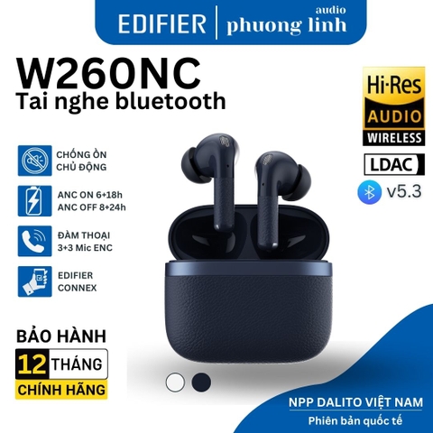 Tai nghe Bluetooth True Wireless Edifier W260NC