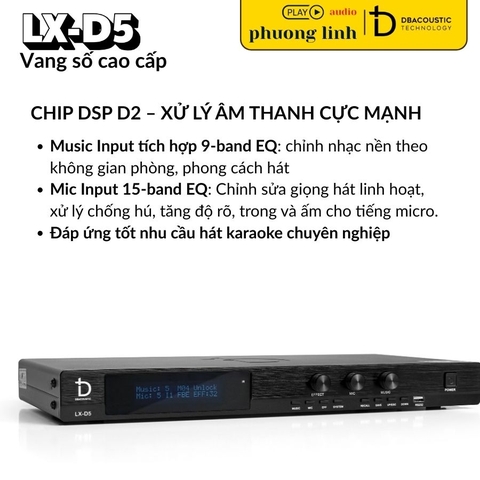 Vang số Dbacoustic LX-D5