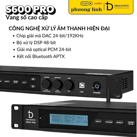 Vang số Dbacoustic S600 Pro
