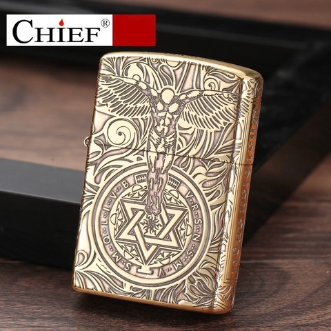 Bật lửa xăng đá Chief CF715