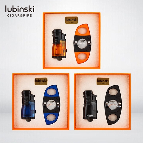 Set quà tặng YJA-80014 Lubinski Cigar Accessories (2 món)