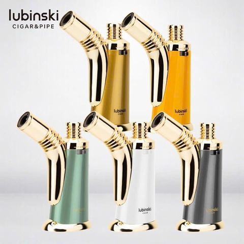 Khò Để Bàn Xì Gà Lubinski YJA-10064 Cao Cấp | Bật Lửa Khò Cigar 1 Tia