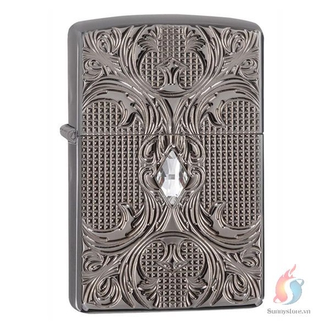 Zippo Armor Crystal Lattice High Polish Black Ice