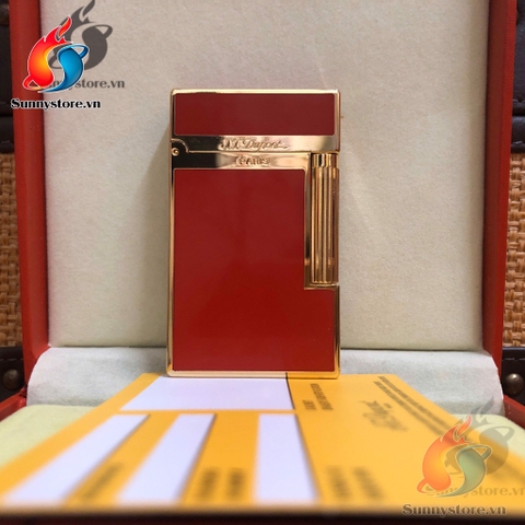 Bật Lửa Dupont F16 viền vàng