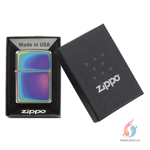 Bật Lửa Zippo Spectrum Bảy Màu Trơn