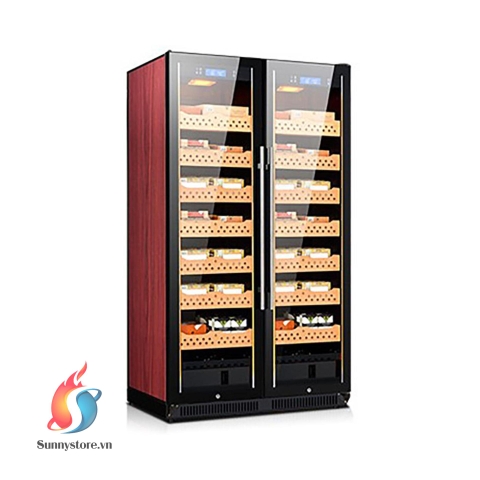 Tủ bảo quản rượu vang 150 chai và 1000 điếu Cigar Golden Fire 