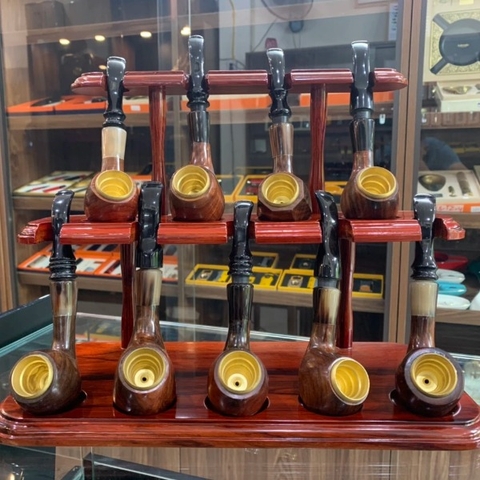 Tẩu bắt tóp cigar gỗ trắc Freesize ring 42-58