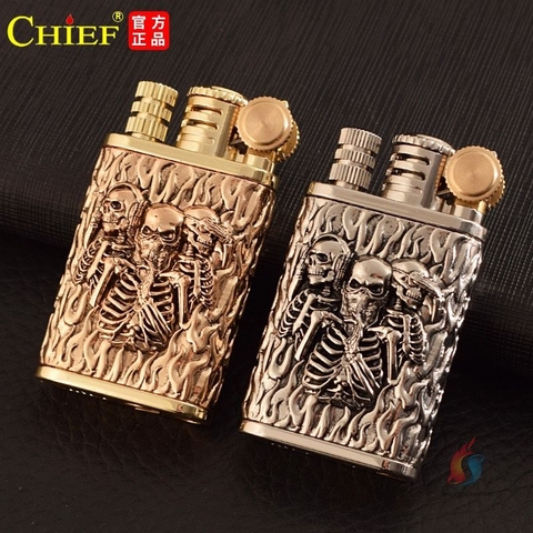 Bật lửa xăng đá sinh tồn độc lạ Chief CF210A