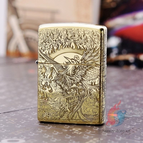 Bật Lửa Zippo Armor Phượng Hoàng Lửa