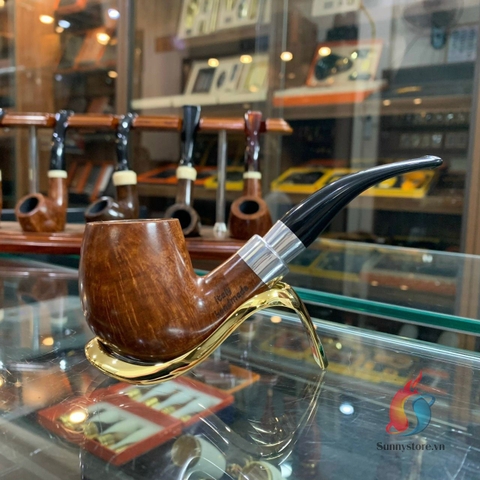 Tẩu thuốc sợi Handmade Italy gỗ Thạch nam ring 50-52 i8