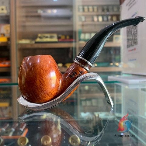 Tẩu thuốc sợi Handmade Italy gỗ Thạch nam ring 50-52 i14