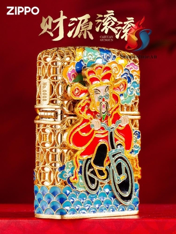 Bật lửa Zippo Armor Thần tài
