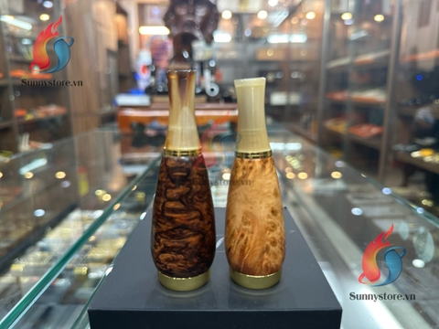 bắt top free size 42-58 cán tháo rời lắp lọc than tính 9mm bát đồng mạ vàng văn ren