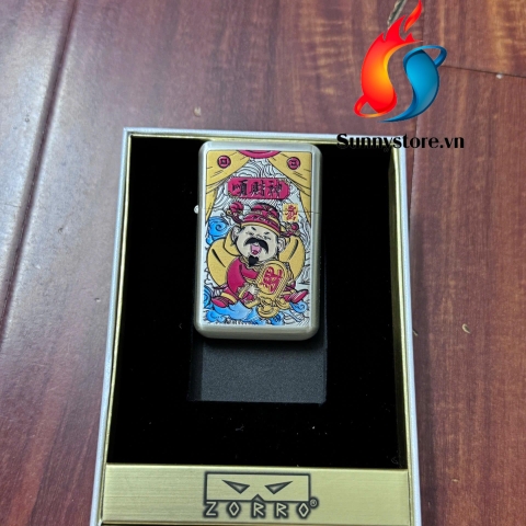 Bật Lửa xăng đá ZORRO Thần Tài