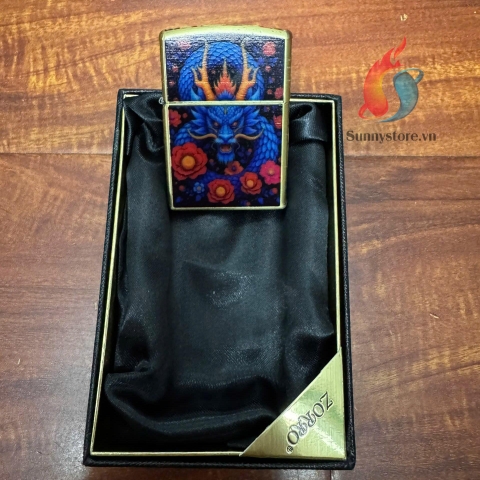 Bật lửa xăng đá Zorro Thanh Long Zk53-6