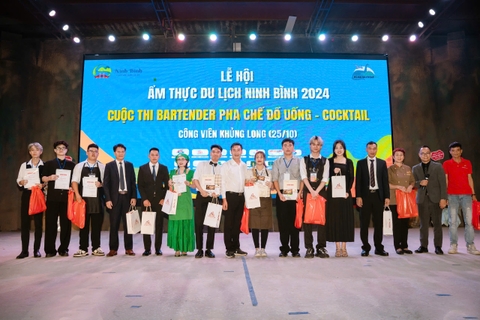 Ẩm thực du lịch ninh bình 2024 - cuộc thi pha chế đồ uống