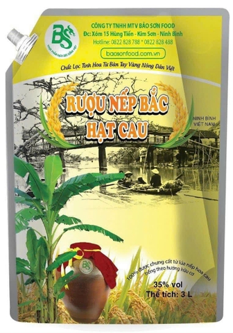 Rượu nếp Bắc hạt cau