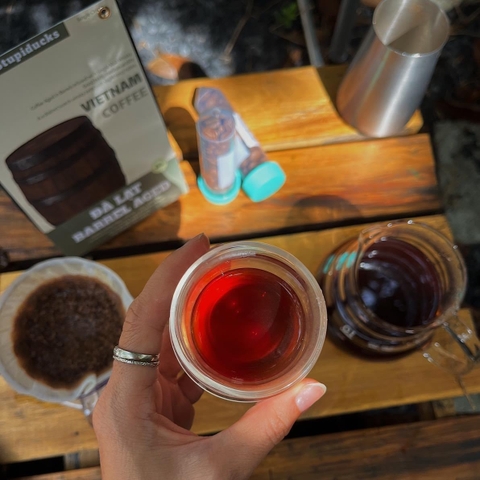 Arabica Việt Nam Cầu Đất Đà Lạt whisky barrels aged - Stupiducks Specialty Coffee