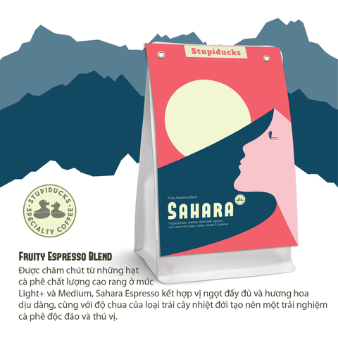 Sahara Fruity Arabica Espresso Blend - Stupiducks Specialty Coffee