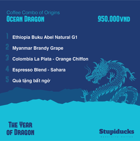 Year of Dragon - Dragon Coffee Sets - Stupiducks Coffee Combo of Origins