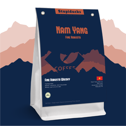 Fine Robusta Gia Lai Nam Yang Whisky Barrels Aged - Stupiducks Specialty Coffee
