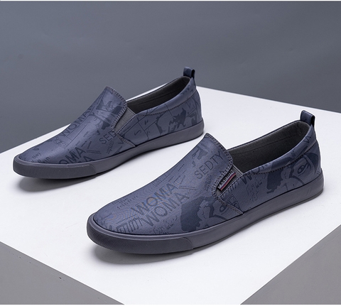 Giày lười nam - Slip on nam vải - A2183