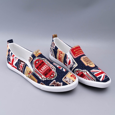 Giày lười nam - Slip on nam vải - A6257