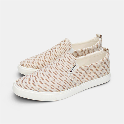 Giày lười nam - Slip on nam vải - LY265