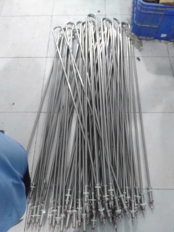 Điện trở đốt nóng, điện trở nấu nước.