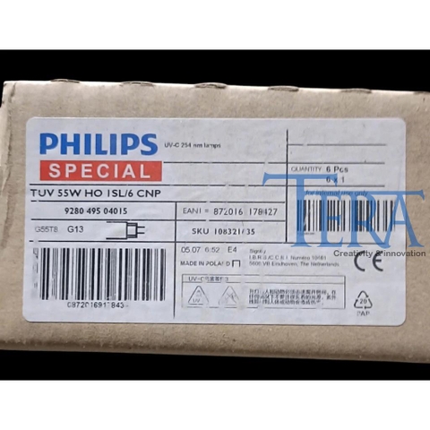 Bóng đèn TUV UVC diệt khuẩn 55W HO Philips 90cm T8 G13