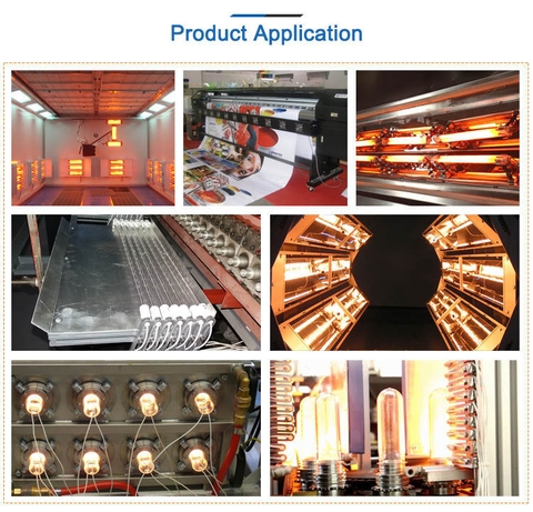 Bóng đèn sấy Hồng Ngoại 700mm 2kw