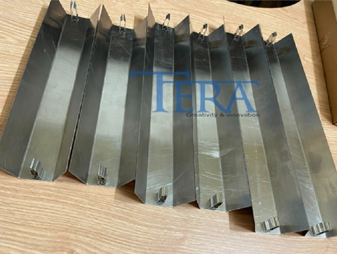 Máng Inox cho bóng đèn sấy Hồng Ngoại chiều dài 350mm