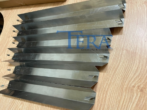 Máng Inox cho bóng đèn sấy Hồng Ngoại chiều dài 350mm