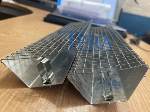 Máng Inox cho bóng đèn sấy Hồng Ngoại chiều dài 350mm