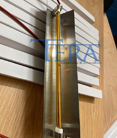 Máng Inox cho bóng đèn sấy Hồng Ngoại chiều dài 350mm