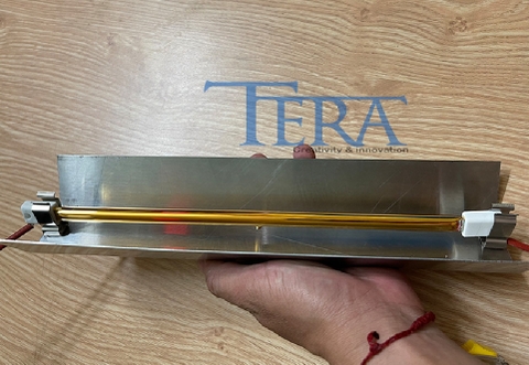 Máng Inox cho bóng đèn sấy Hồng Ngoại chiều dài 350mm