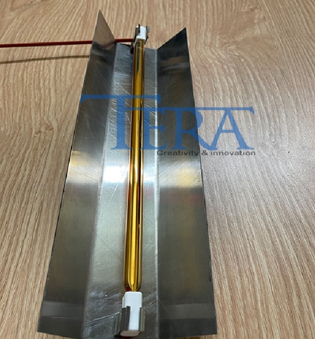 Máng Inox cho bóng đèn sấy Hồng Ngoại chiều dài 350mm