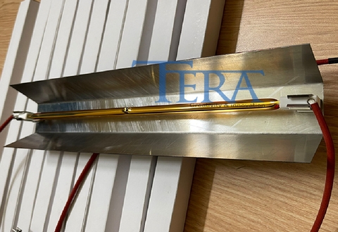 Máng Inox cho bóng đèn sấy Hồng Ngoại chiều dài 350mm